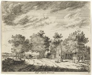 Landschaft auf halbem Weg nach Overveen