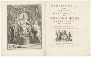 Thronender Papst Adrian VI von Jan Wandelaar