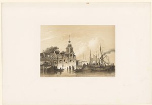 Ansicht des Alten Haupttors in Rotterdam