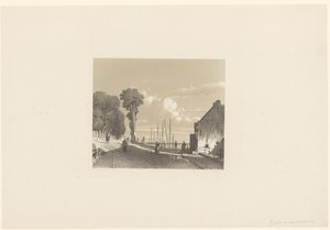 Ansicht der Veerweg in Culemborg von Jan Weissenbruch
