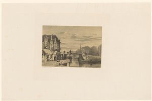 Stadtansicht mit Kanal von Jan Weissenbruch