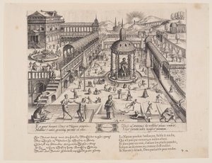 Composita, aus Theatrum Vitae Humanae (Die Lebensalter des Menschen) von Jan Wierix