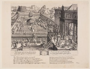 Corinthia, aus Theatrum Vitae Humanae (Die Lebensalter) von Jan Wierix