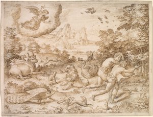 Die Vertreibung aus dem Paradies, ca. 1606