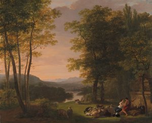 Arkadische Landschaft von Jan Willem Pieneman