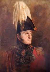 Porträt von General Lord Edward Somerset, britischer Soldat, 1821 von Jan Willem Pieneman
