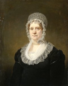 Porträt von Sara de Haan, Witwe des Amsterdamer Versicherers Cornelis Hartsen