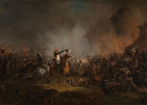 Der Prinz von Oranien bei Quatre Bras von Jan Willem Pieneman