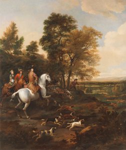 Hasenjagd von Jan Wyck
