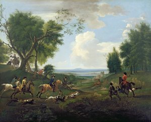 Jagdszene von Jan Wyck