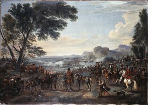 König Wilhelm III. und seine Armee bei der Belagerung von Namur
