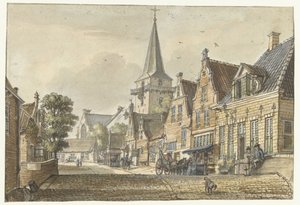 Ansicht des Dorfes Harmelen von Jan de Beijer