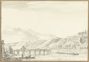Ansicht der Stadt und des Schlosses in Namur von Jan de Beijer