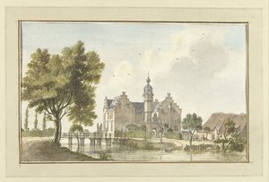 Das Haus den Ham, an der Niers in Deutschland von Jan de Beijer