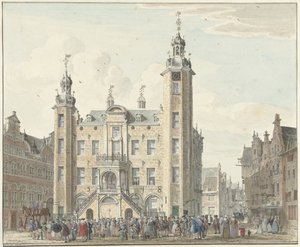 Das Rathaus von Venlo von Jan de Beijer