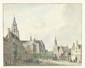 Markt in Arnheim von Jan de Beijer