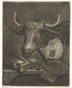 Attribute der Lukasgilde, 1735 von Jan de Groot