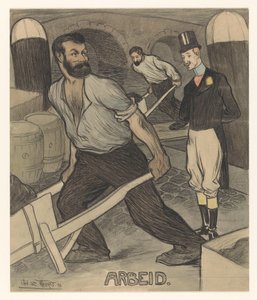 Arbeit von Jan de Waardt (signed by artist)