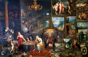 Allegorie von Sehen und Riechen, um 1590-1625