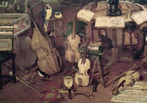 Hören, 1617 (Detail) von Jan the Elder Brueghel