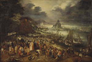 Christus predigt von einem Boot von Jan the Elder Brueghel