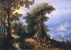 Rückkehr von der Jagd von Jan the Elder Brueghel