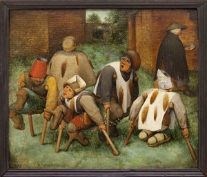 Die Bettler von Jan the Elder Brueghel