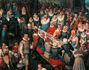 Hochzeitsbankett (Detail)