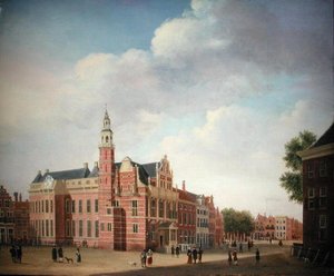Ansicht des alten Rathauses, Den Haag
