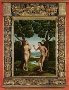 Adam und Eva von Jan van (attr. to) Scorel