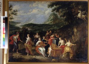 Pallas Athene und Musen von Jan van Balen
