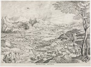 Die großen Landschaften: Solicitudo Rustica, um 1555-1558 von Jan van Doetechum