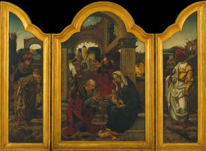 Triptychon mit der Epiphanie