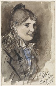 Porträt von Treesje Muller von Jan van Essen