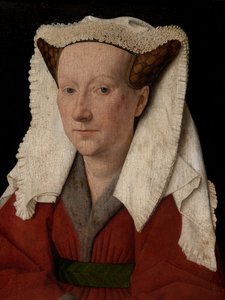 (Detail) Porträt von Margareta van Eyck von Jan van Eyck