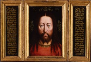 Triptychon: Christus als Salvator Mundi von Jan van Eyck