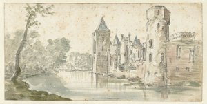 Ansicht von Schloss Egmond