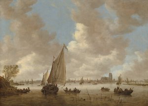 Ansicht von Dordrecht von Norden von Jan van Goyen