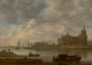 Ansicht von Schloss Duurstede in Wijk bij Duurstede