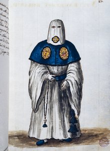 Erzbruderschaft des Rosenkranzes, gegründet in der Kirche der Schwestern des Heiligen Geistes in Venedig, Band II, f 87, von Giovanni di Grevembroch oder Grevenbroch (1731-1807) von Jan van Grevenbroeck