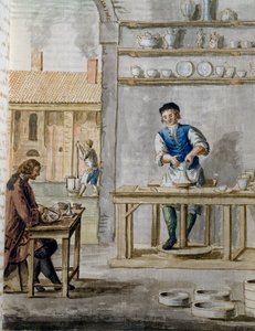 Porzellanfabrik Geminianus Cozzi in San Giobbe in Venedig