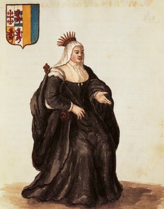 Porträt von Caterina Cornaro, Gravur von Giovanni Grevembroch