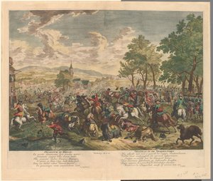 Reiterkampf, ca. 1702