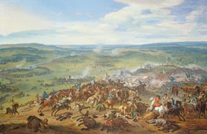 Die Schlacht bei Blenheim, nahe Hochstadt (Bayern), 1704 von Jan van Huchtenburgh