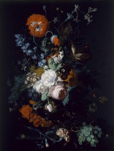 Stillleben mit Blumen und Früchten von Jan van Huysum