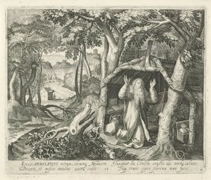 Hl. Arnulphus von Metz als Einsiedler