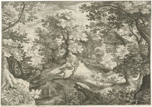 Landschaft mit Apollo und Daphne