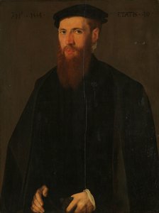 Porträt von Willem van Lokhorst (1514-64) von Jan van Scorel (copy after)