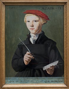 Porträt eines jungen Schuljungen
