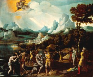 Die Taufe Christi von Jan van Scorel
